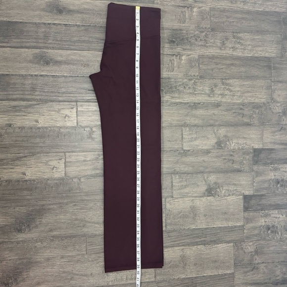 Athleta Women’s Straight Leg Elation Pants 1X – Burgundy Maroon Performance Yoga - Picture 14 of 15